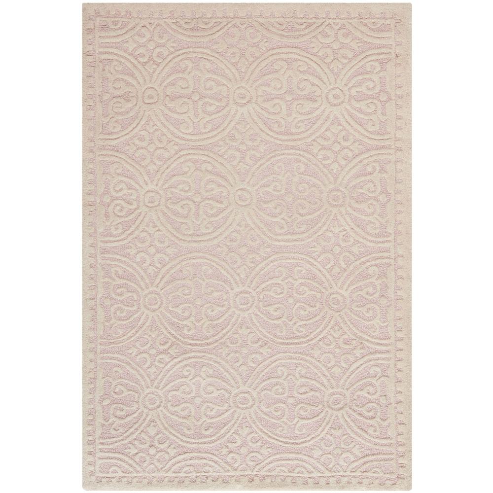 CAMBRIDGE, LIGHT PINK / IVORY, 4' X 6', Area Rug, CAM123M-4. Picture 1