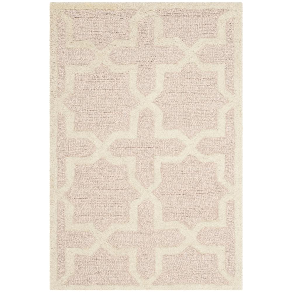 CAMBRIDGE, LIGHT PINK / IVORY, 3' X 5', Area Rug, CAM125M-3. Picture 1