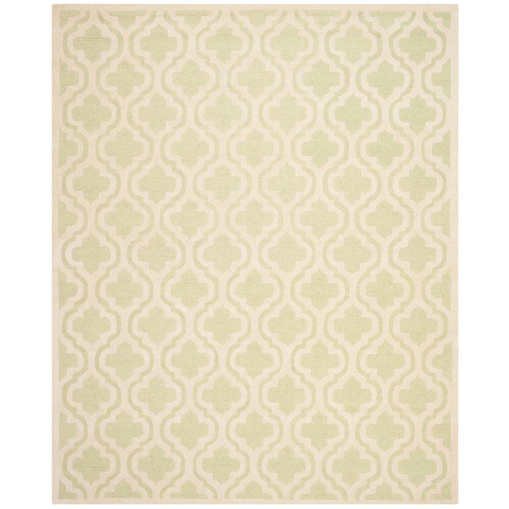 CAMBRIDGE, LIGHT GREEN / IVORY, 9' X 12', Area Rug, CAM132B-9. The main picture.