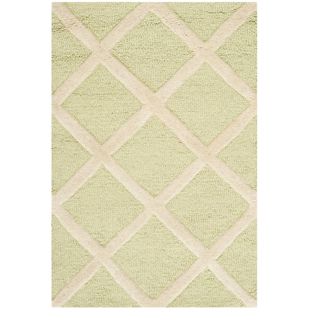 CAMBRIDGE, LIGHT GREEN / IVORY, 3' X 5', Area Rug, CAM135B-3. Picture 1