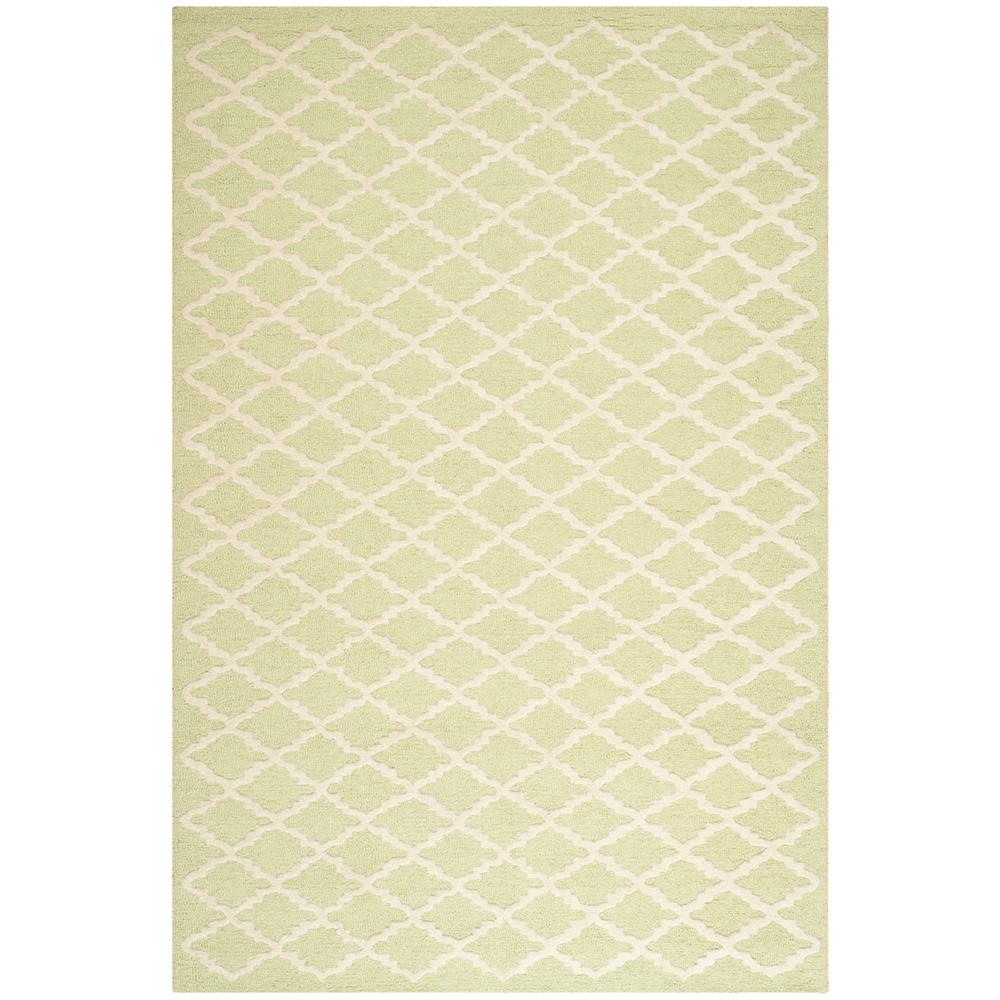 CAMBRIDGE, LIGHT GREEN / IVORY, 6' X 9', Area Rug, CAM137B-6. Picture 1