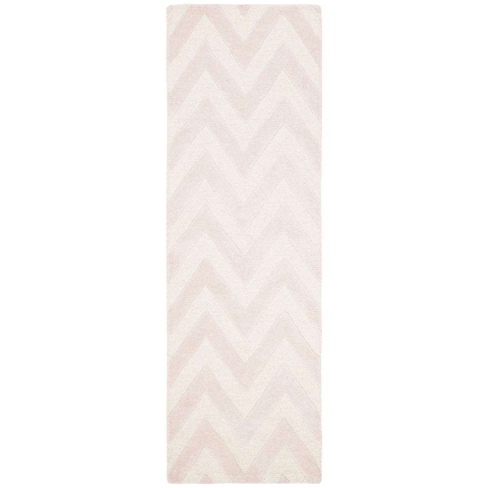 CAMBRIDGE, LIGHT PINK / IVORY, 2'-6" X 12', Area Rug, CAM139M-212. Picture 1