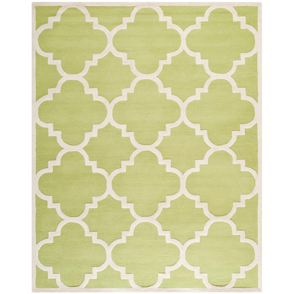 CAMBRIDGE, GREEN / IVORY, 9' X 12', Area Rug, CAM140T-9. Picture 1