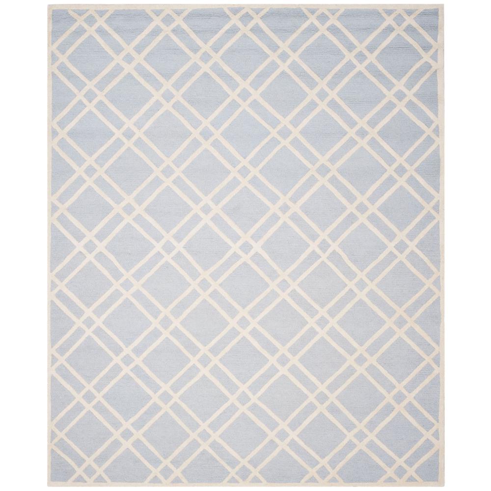 CAMBRIDGE, LIGHT BLUE / IVORY, 9' X 12', Area Rug, CAM142A-9. The main picture.