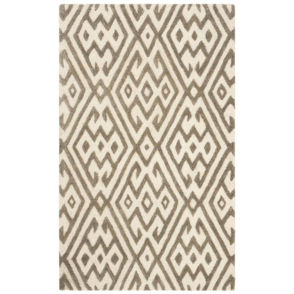 CAMBRIDGE, IVORY / GREY, 4' X 6', Area Rug, CAM401A-4. Picture 1