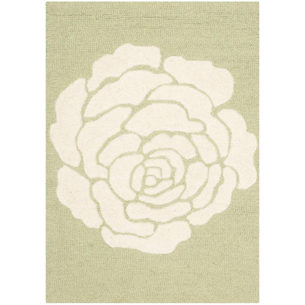 CAMBRIDGE, LIME / IVORY, 3' X 5', Area Rug, CAM782N-3. Picture 1