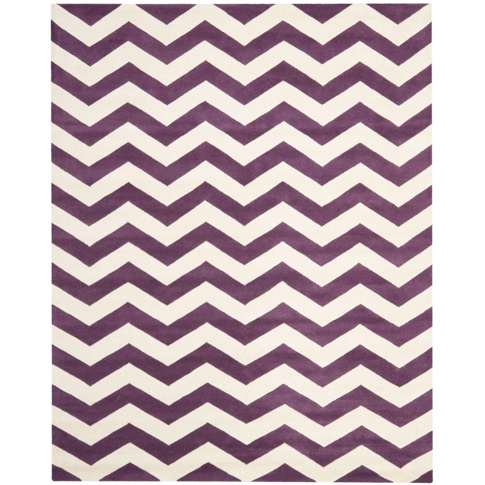 CHATHAM, PURPLE / IVORY, 8'-9" X 12', Area Rug, CHT715F-9. Picture 1