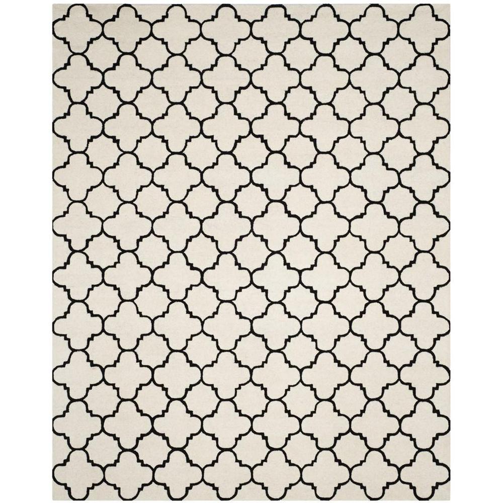 CHATHAM, IVORY / BLACK, 8'-9" X 12', Area Rug, CHT717A-9. Picture 1