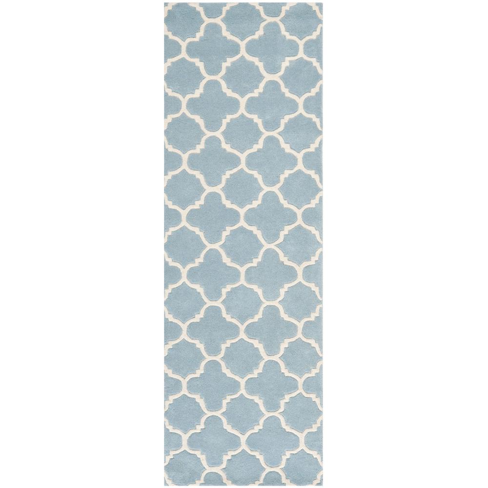 CHATHAM, BLUE / IVORY, 2'-3" X 5', Area Rug, CHT717B-25. Picture 1