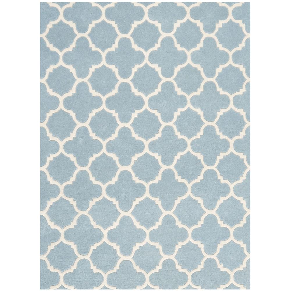 CHATHAM, BLUE / IVORY, 4' X 6', Area Rug, CHT717B-4. Picture 1