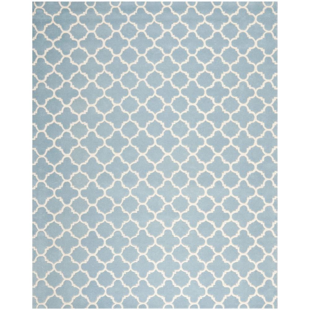 CHATHAM, BLUE / IVORY, 8' X 10', Area Rug, CHT717B-8. Picture 1