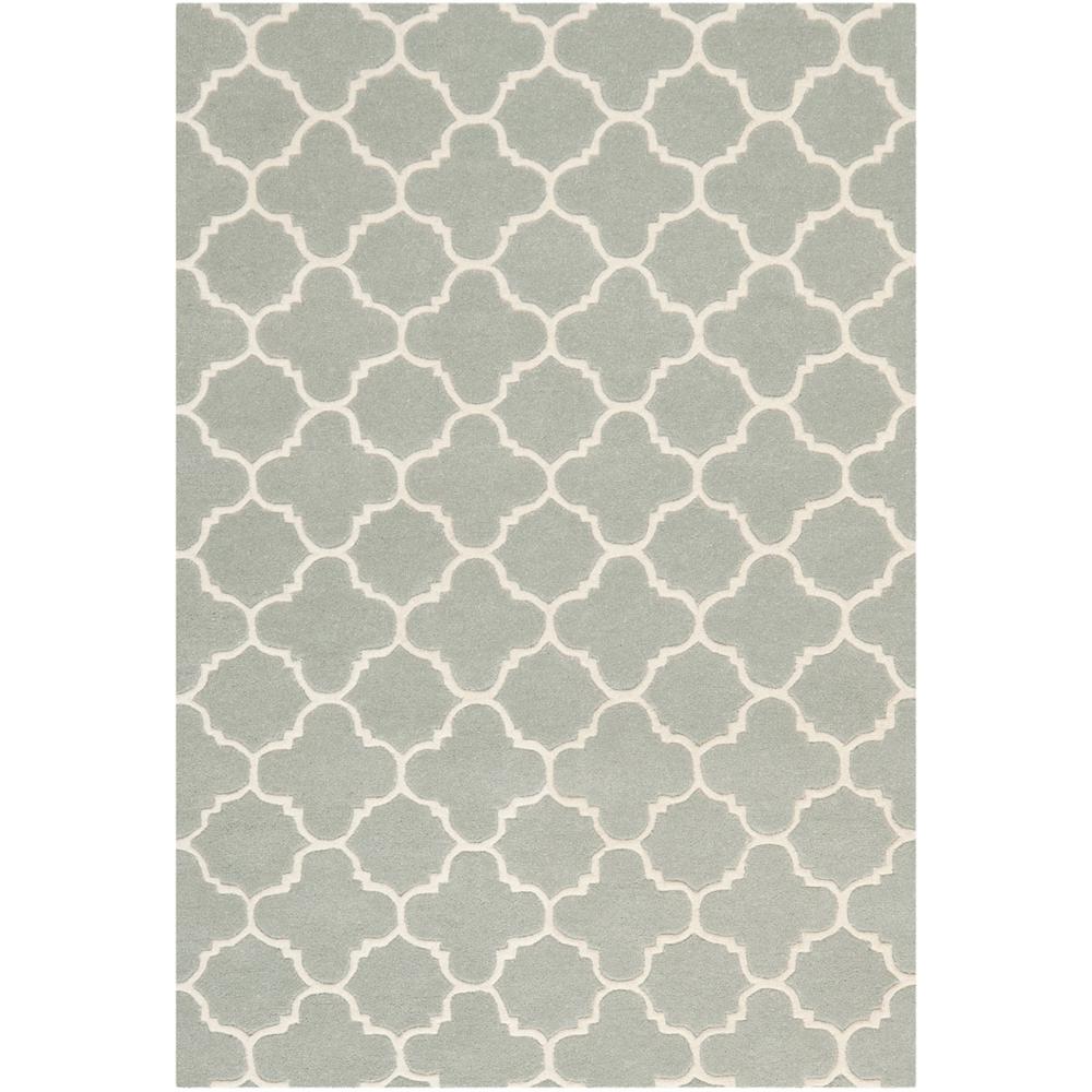 CHATHAM, GREY / IVORY, 4' X 6', Area Rug, CHT717E-4. Picture 1