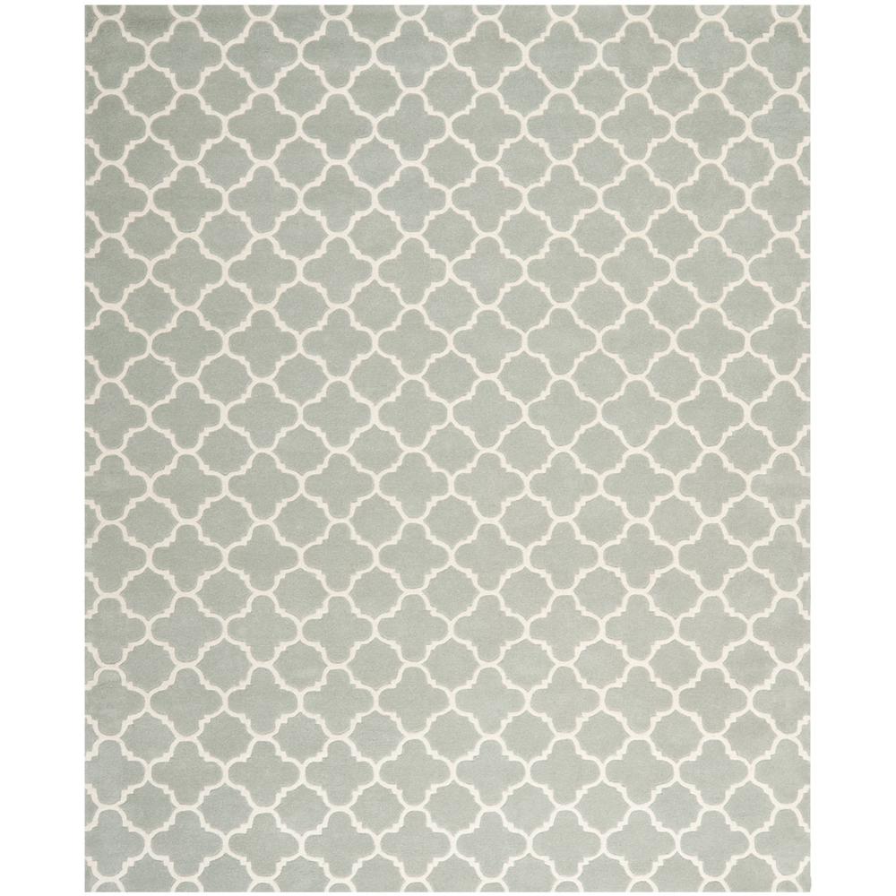 CHATHAM, GREY / IVORY, 11' X 15', Area Rug, CHT717E-1115. Picture 1