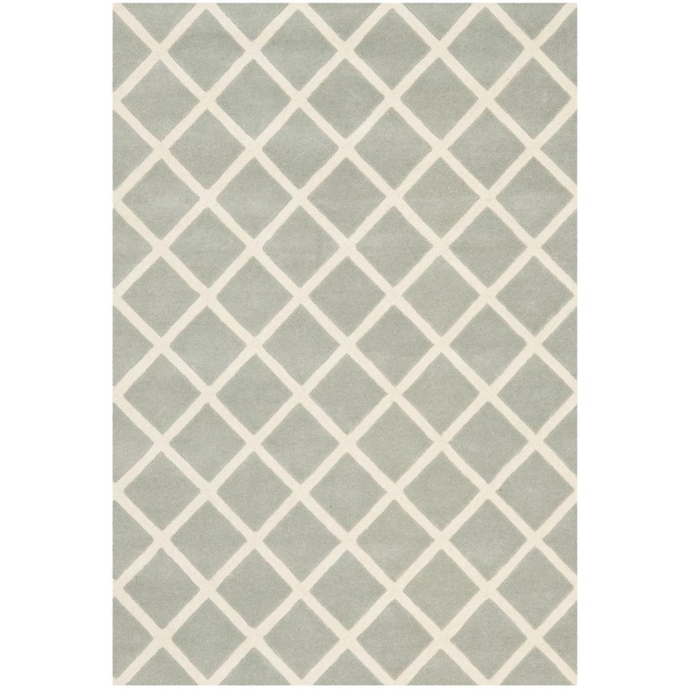 CHATHAM, GREY / IVORY, 4' X 6', Area Rug, CHT718E-4. Picture 1