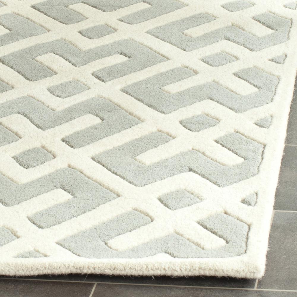 CHATHAM, GREY / IVORY, 2'-3" X 9', Area Rug, CHT719E-29. Picture 1