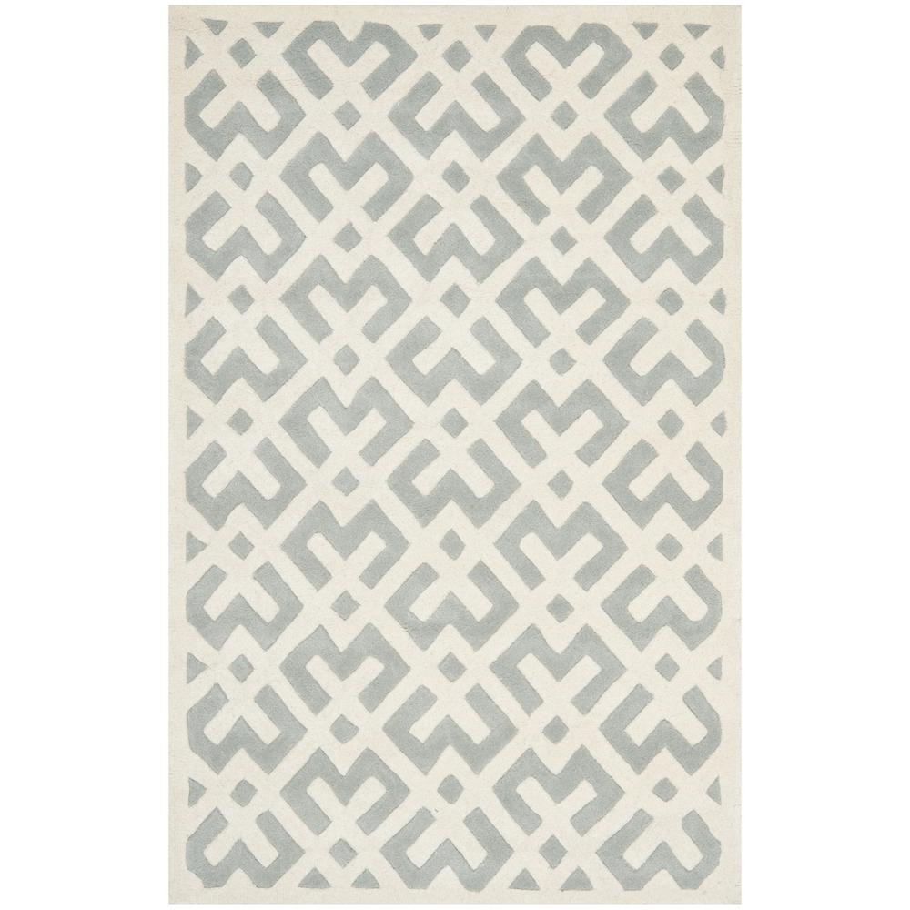 CHATHAM, GREY / IVORY, 4' X 6', Area Rug, CHT719E-4. Picture 1