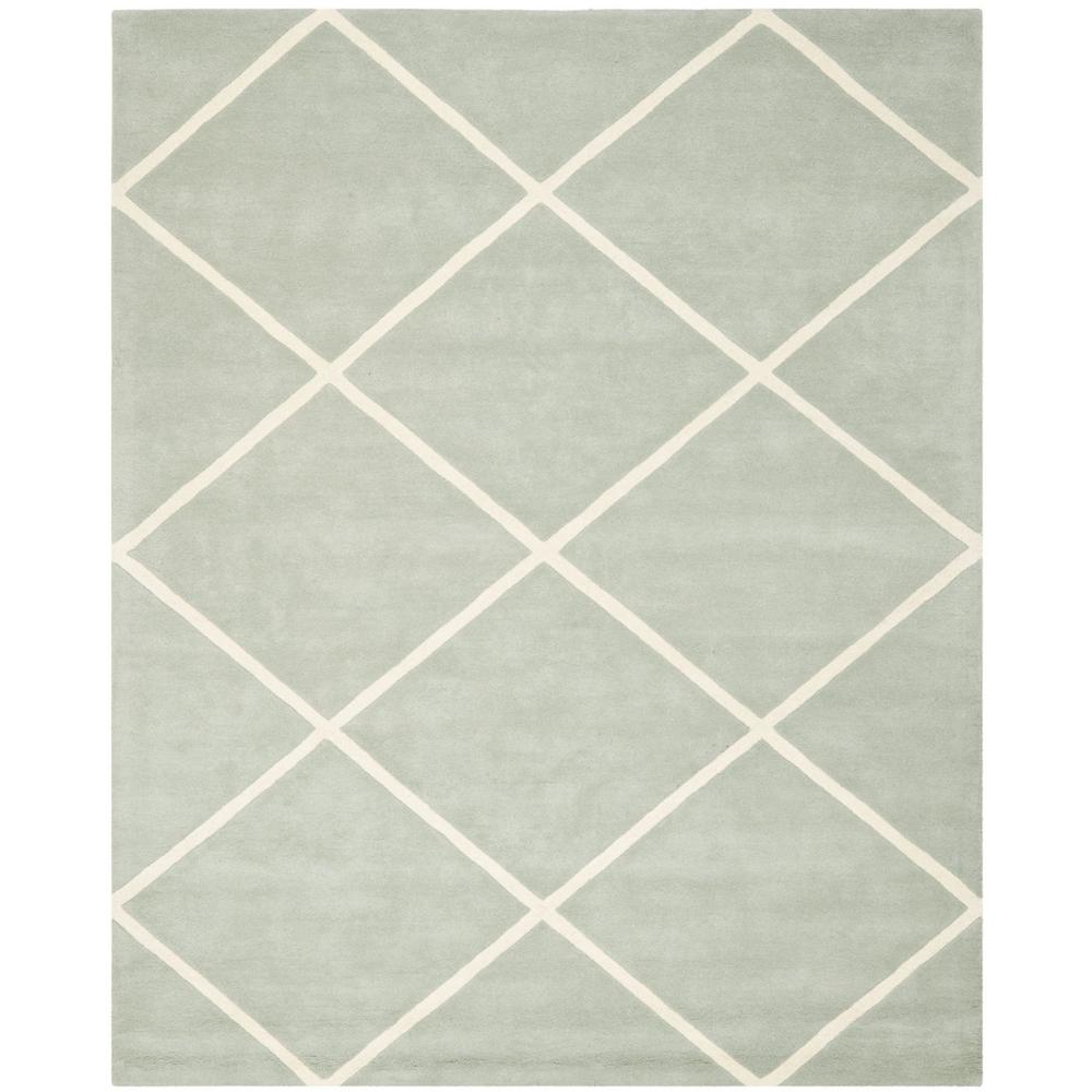 CHATHAM, GREY / IVORY, 8'-9" X 12', Area Rug, CHT720E-9. Picture 1