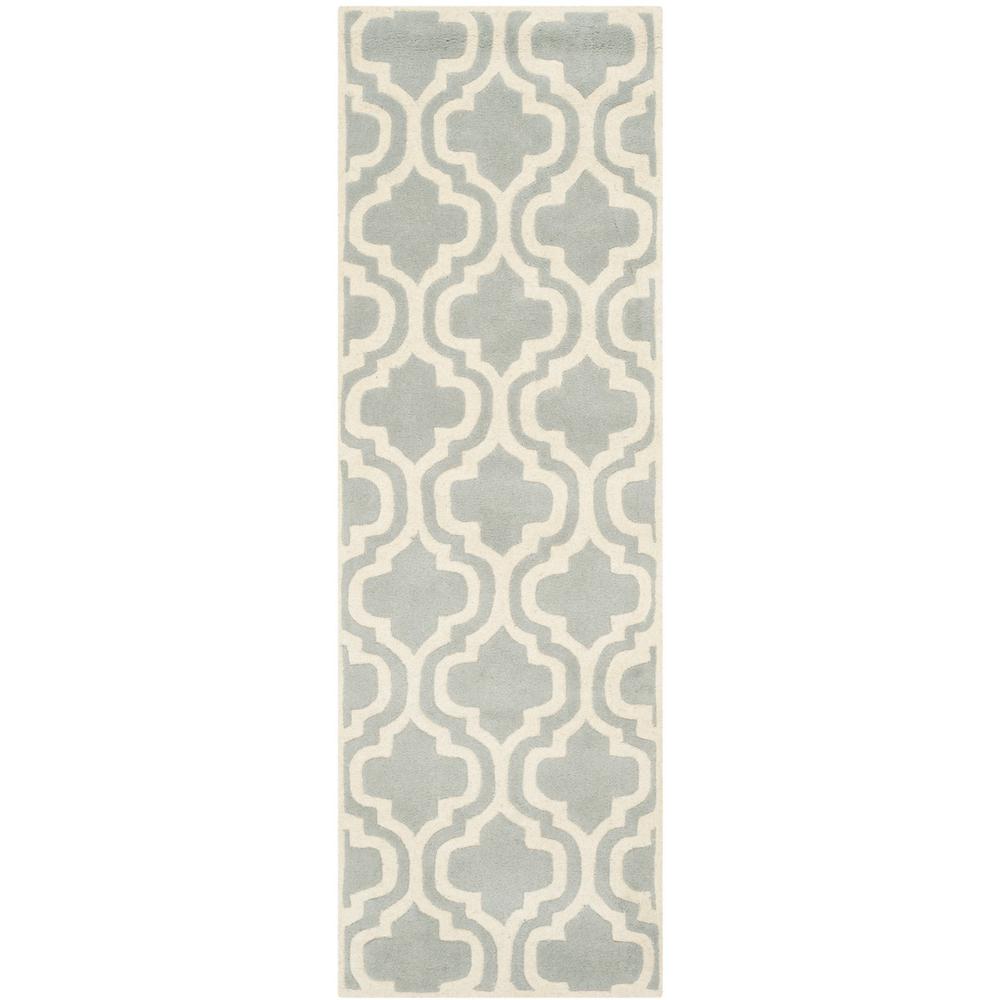 CHATHAM, GREY / IVORY, 2'-3" X 5', Area Rug, CHT727E-25. Picture 1