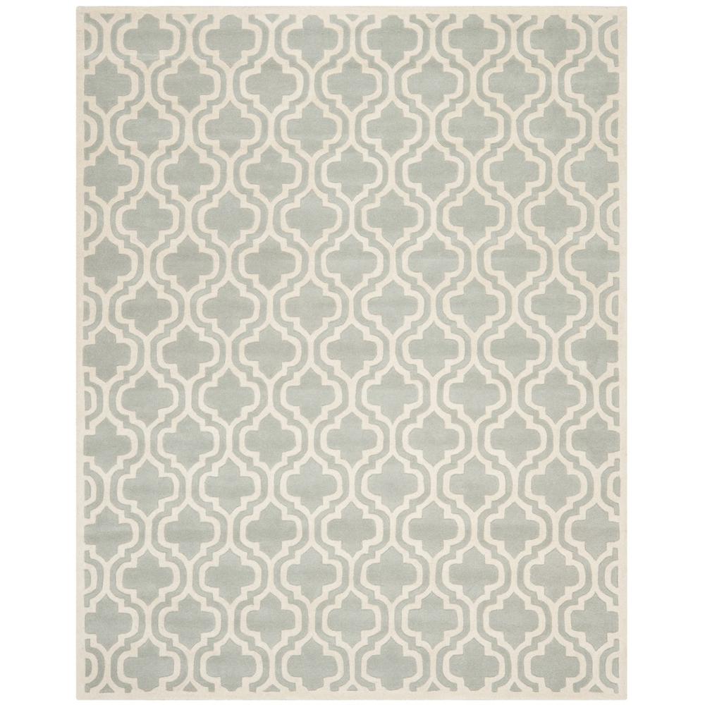 CHATHAM, GREY / IVORY, 8' X 10', Area Rug, CHT727E-8. Picture 1