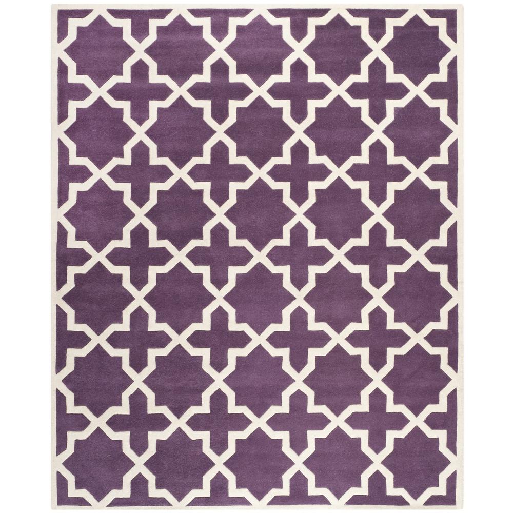 CHATHAM, PURPLE / IVORY, 8'-9" X 12', Area Rug, CHT732F-9. Picture 1