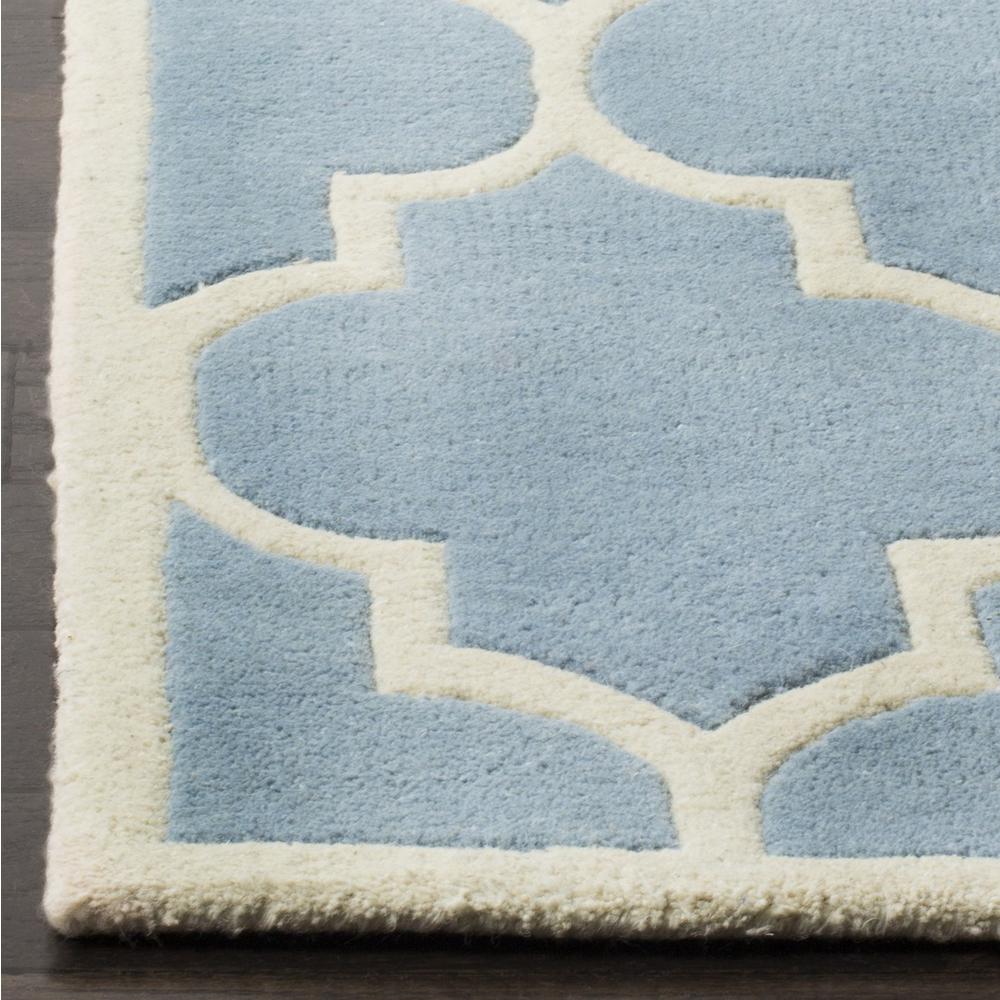 CHATHAM, BLUE / IVORY, 5' X 8', Area Rug, CHT733B-5. Picture 1