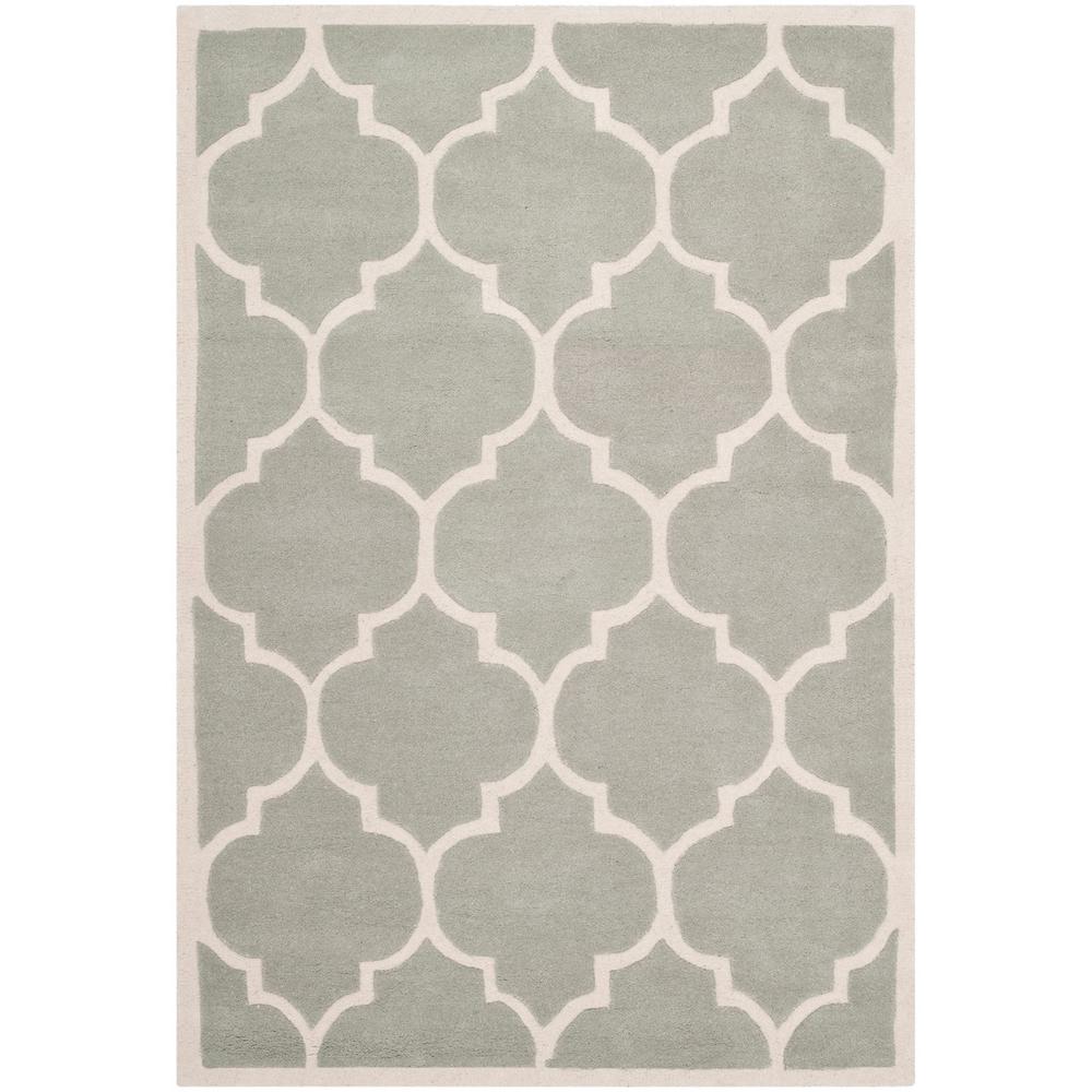 CHATHAM, GREY / IVORY, 4' X 6', Area Rug, CHT733E-4. Picture 1