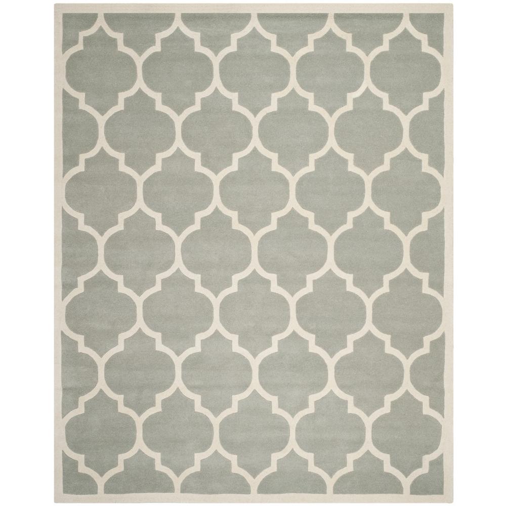 CHATHAM, GREY / IVORY, 11' X 15', Area Rug, CHT733E-1115. Picture 1