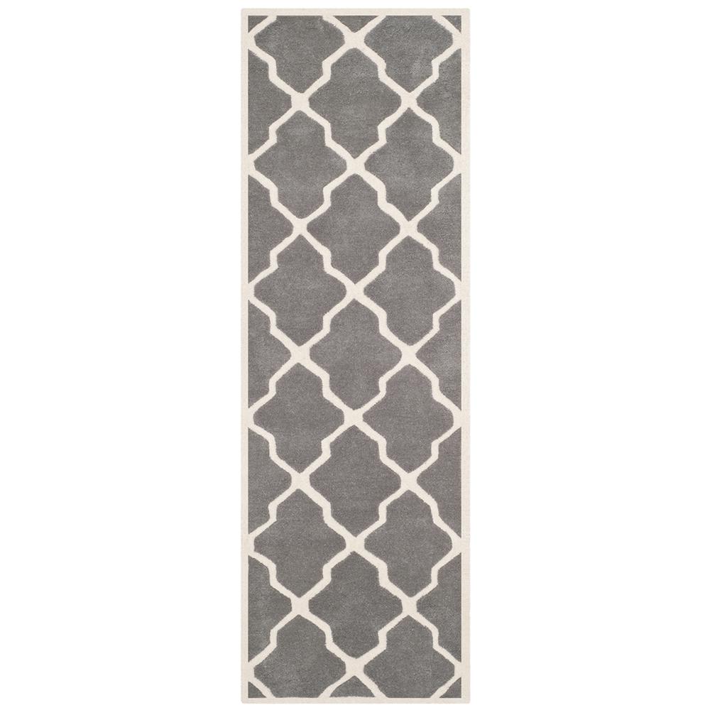 CHATHAM, DARK GREY / IVORY, 2'-3" X 5', Area Rug, CHT735D-25. The main picture.