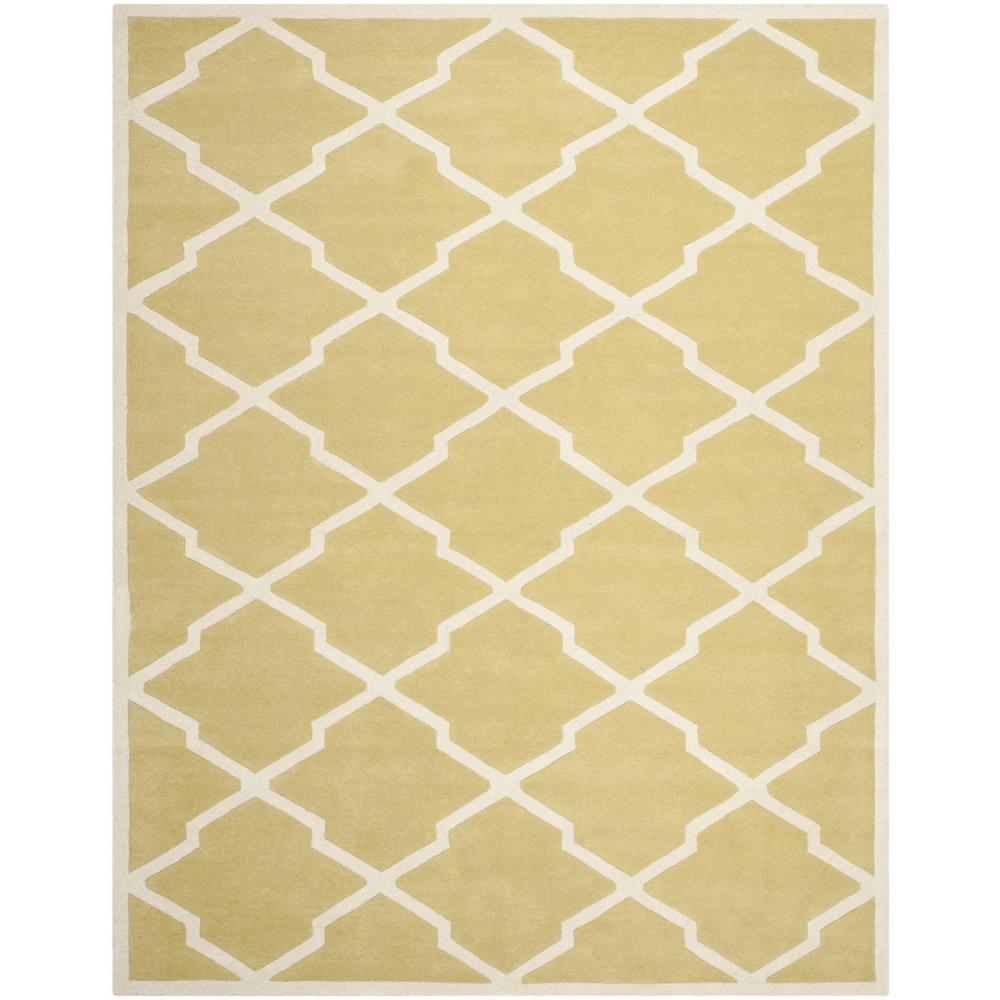 CHATHAM, LIGHT GOLD / IVORY, 8'-9" X 12', Area Rug, CHT735L-9. Picture 1