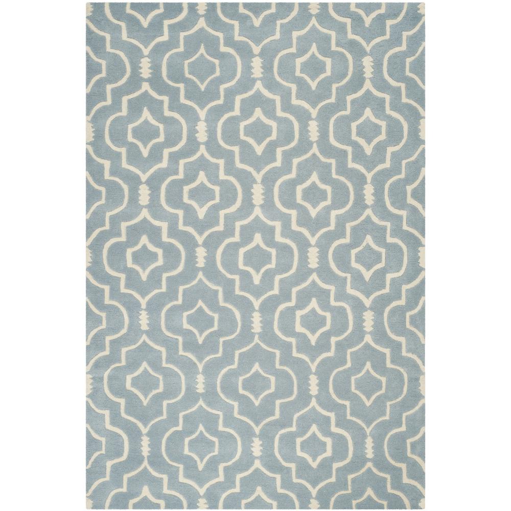 CHATHAM, BLUE / IVORY, 8' X 10', Area Rug, CHT736B-8. Picture 1