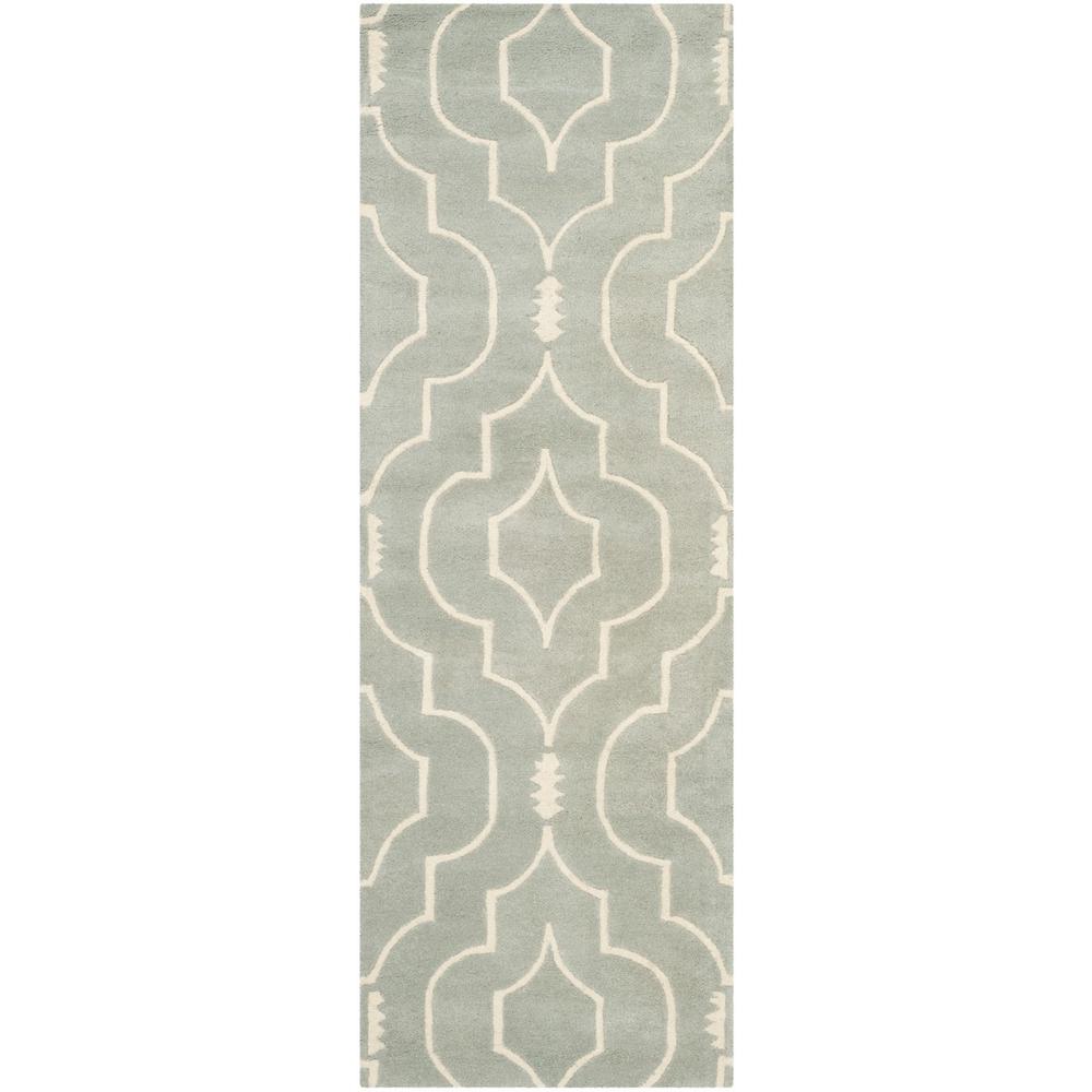 CHATHAM, GREY / IVORY, 2'-3" X 5', Area Rug, CHT736E-25. Picture 1