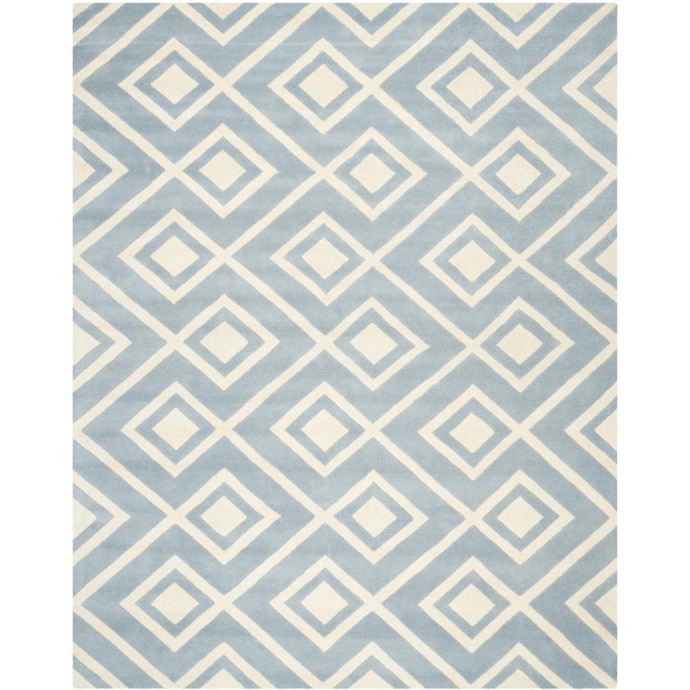 CHATHAM, BLUE / IVORY, 8'-9" X 12', Area Rug, CHT742B-9. Picture 1