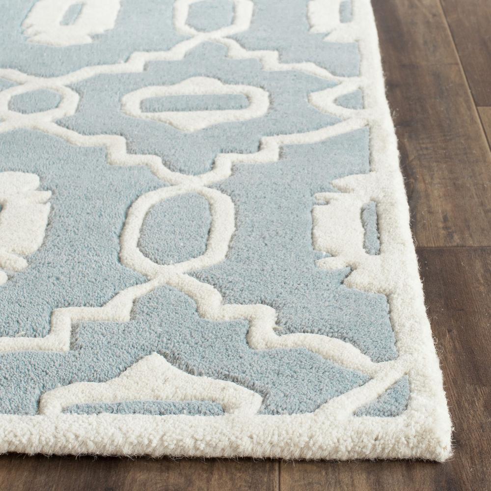 CHATHAM, BLUE / IVORY, 2'-3" X 5', Area Rug, CHT745B-25. Picture 1