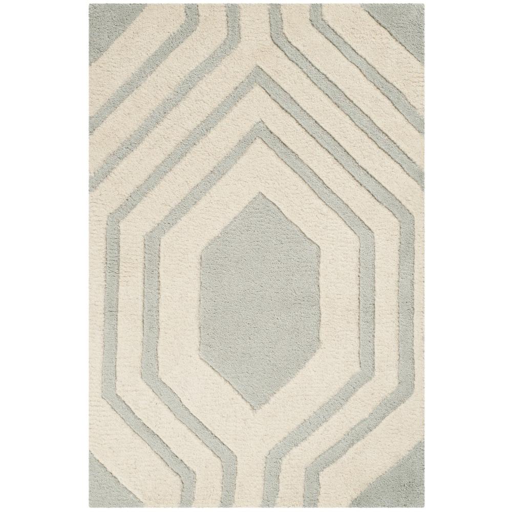 CHATHAM, GREY / IVORY, 3' X 5', Area Rug, CHT760E-3. Picture 1