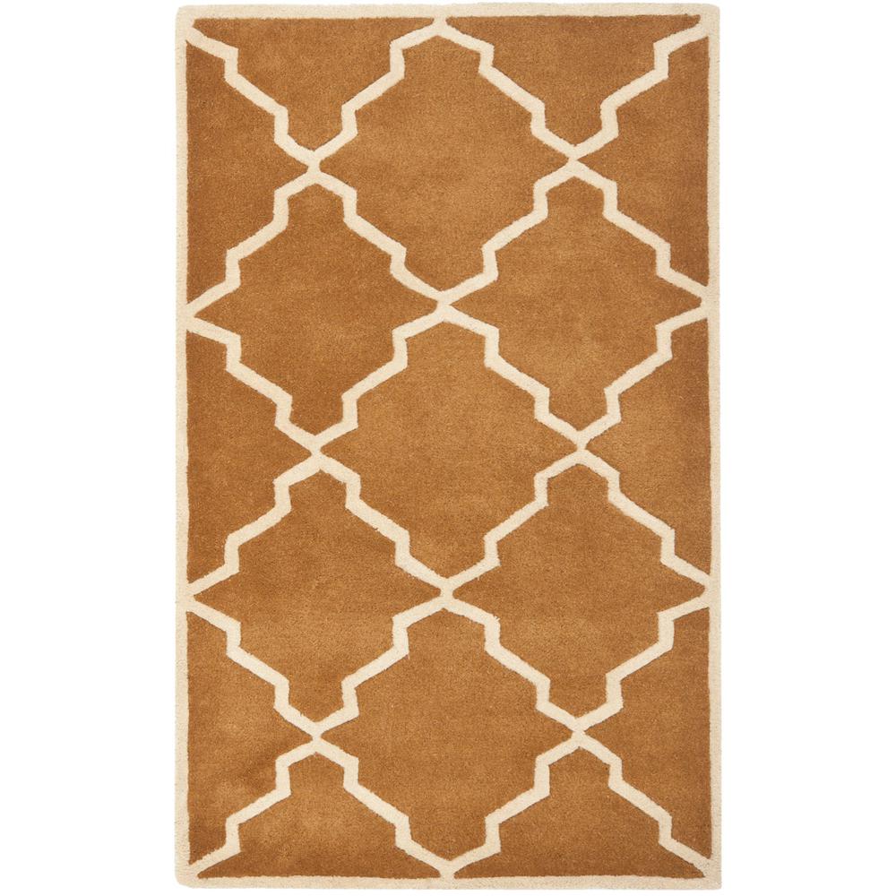 CHATHAM, BROWN, 4' X 6', Area Rug. Picture 1
