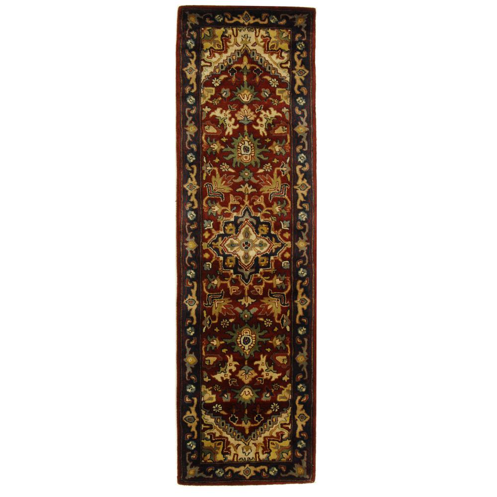 CLASSIC, ASSORTED / RED, 2'-3" X 12', Area Rug. Picture 1