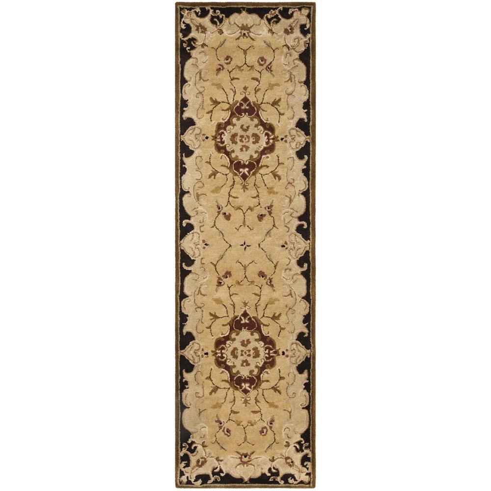 CLASSIC, GOLD / COLA, 2'-3" X 12', Area Rug. The main picture.
