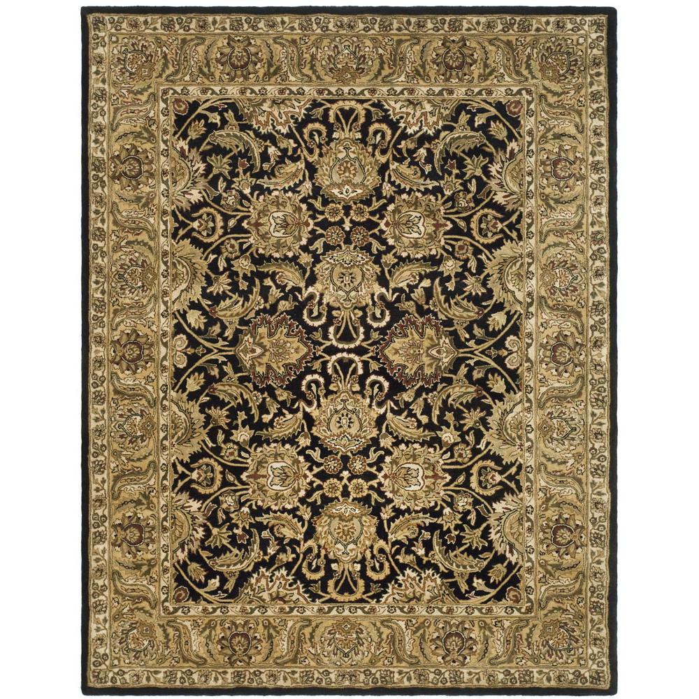 CLASSIC, BLACK / GOLD, 7'-6" X 9'-6", Area Rug, CL252A-8. Picture 1