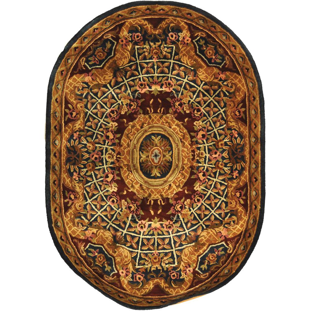CLASSIC, ASSORTED, 7'-6" X 9'-6" Oval, Area Rug, CL304C-8OV. Picture 1