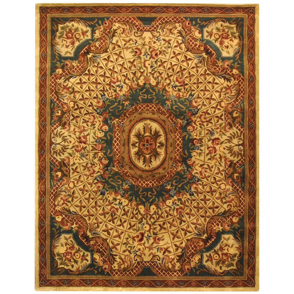 CLASSIC, IVORY / LIGHT BLUE, 7'-6" X 9'-6", Area Rug. Picture 1
