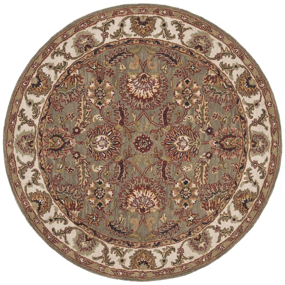 CLASSIC, CELADON / IVORY, 6' X 6' Round, Area Rug. Picture 1