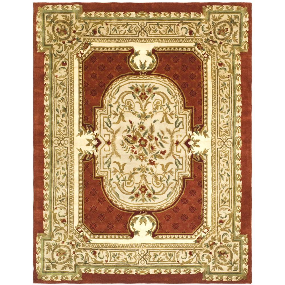 CLASSIC, BURGUNDY, 6' X 9', Area Rug. Picture 1