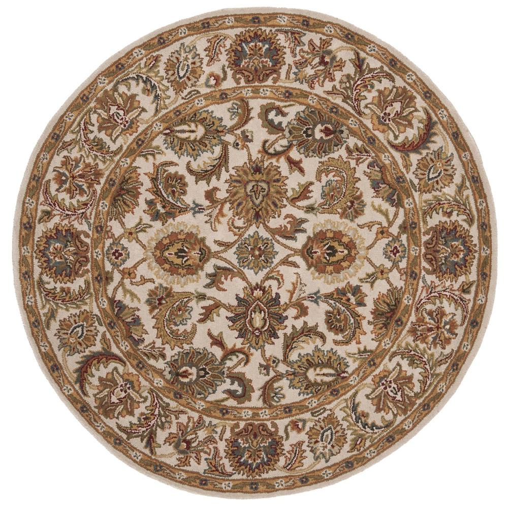 CLASSIC, IVORY / IVORY, 5' X 5' Round, Area Rug. Picture 1