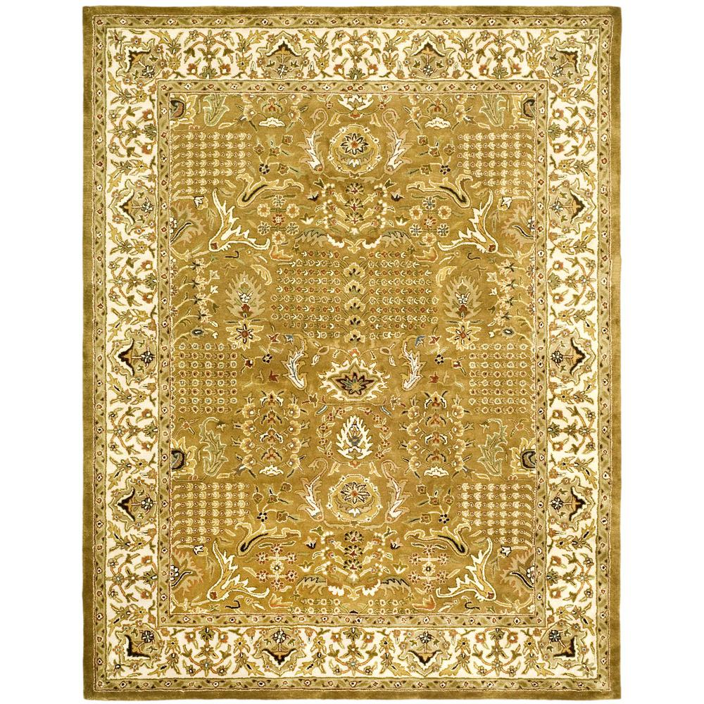 CLASSIC, GOLD / BEIGE, 7'-6" X 9'-6", Area Rug. Picture 1