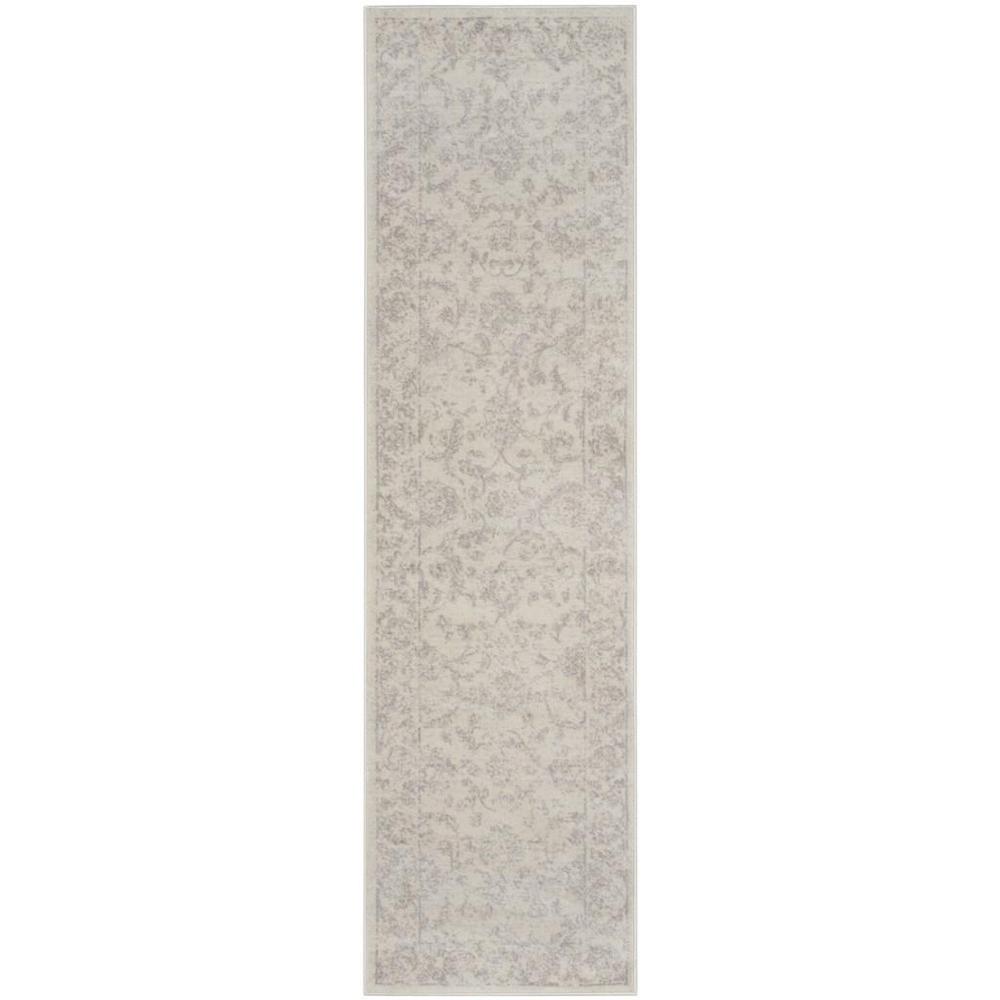 CARNEGIE, CREAM / LIGHT GREY, 2'-3" X 8', Area Rug, CNG621C-28. Picture 1