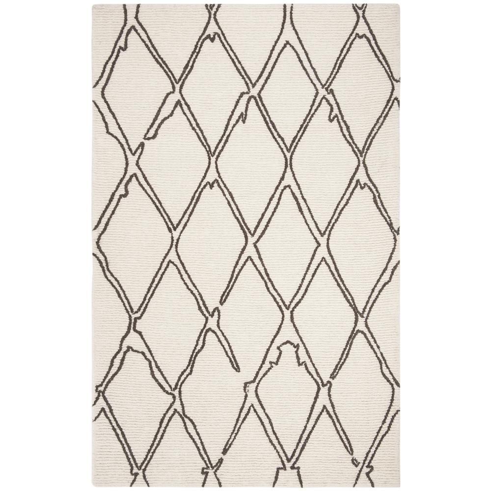 CASABLANCA, IVORY / GREY, 5' X 8', Area Rug, CSB350F-5. Picture 1