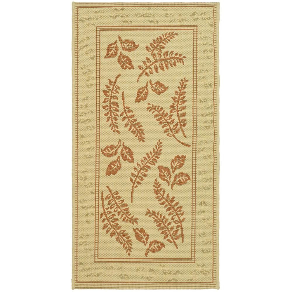 COURTYARD, NATURAL / TERRA, 2'-3" X 6'-7", Area Rug, CY0772-3201-27. Picture 1