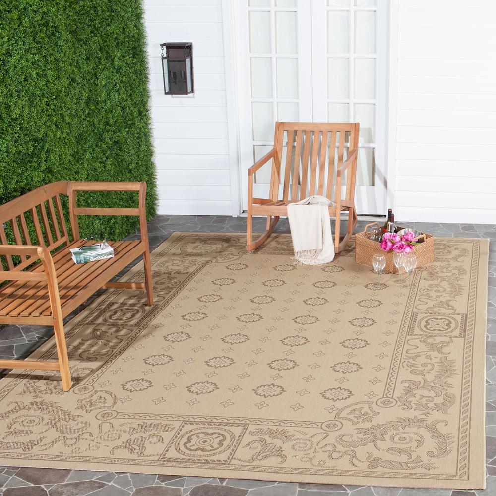 COURTYARD, NATURAL / BROWN, 5'-3" X 7'-7", Area Rug, CY1356-3001-5. The main picture.