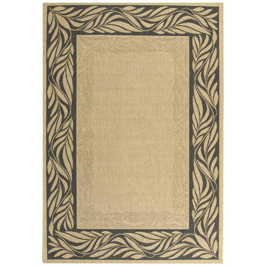 COURTYARD, SAND / GREY, 2'-7" X 5', Area Rug. Picture 1