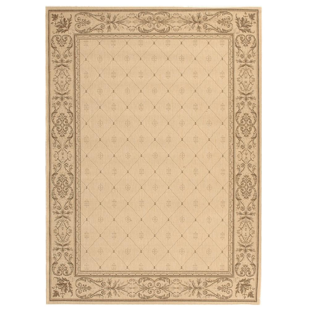 COURTYARD, NATURAL / BROWN, 4' X 5'-7", Area Rug, CY2326-3001-4. Picture 1